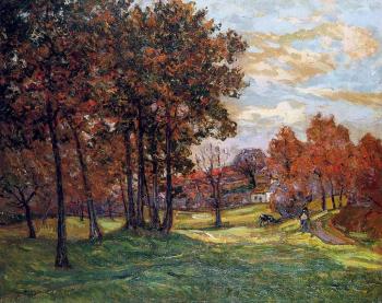 Maxime Maufra : Autumn Landscape at Goulazon, Finistere